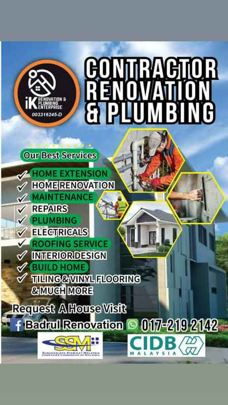 Kontraktor baiki bumbung bocor taman berjaya gombak