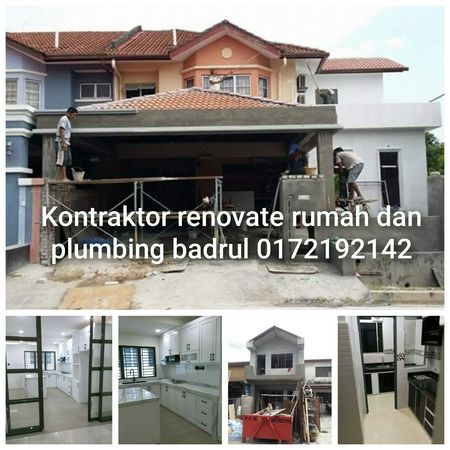 Kontraktor renovate rumah dan plumbing taman malewar