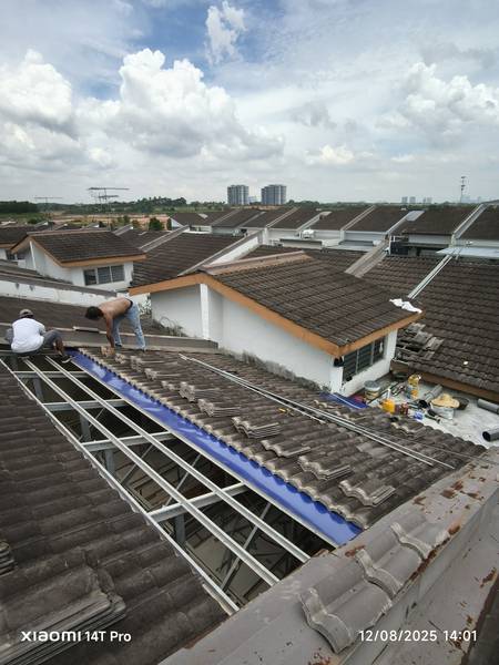 Pakar baiki bumbung bocor tukang cat rumah kawasan taman pulai indah kangkar pulai Johor Bahru sekitar