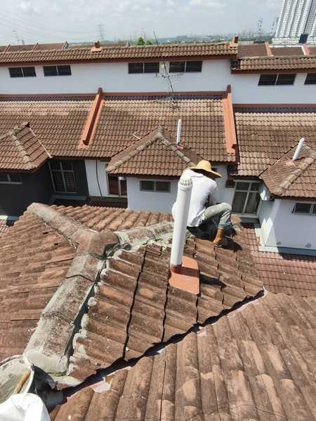 Pakar baiki bumbung bocor tukang cat rumah kawasan taman pulai indah kangkar pulai Johor Bahru sekitar