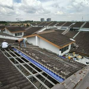 Pakar baiki bumbung bocor tukang cat rumah kawasan taman pulai indah kangkar pulai Johor Bahru sekitar