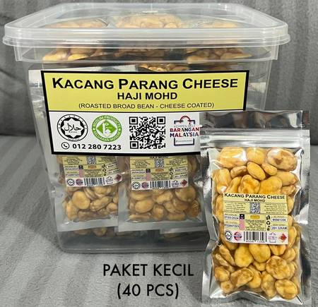 Kacang Parang Cheese Haji Mohd (Paket Kecil 40Pcs)