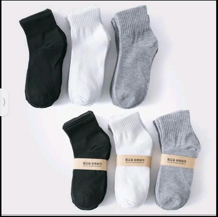 Star Shop [SOCKS HOUSE] 1 Passang Kualiti Tinggi Stokin buku lali rendah, stokin pertengahan betis Unisex Warna Hitam, Kelabu, Putin, Selesa Pakai dan Anti-Bau Free Size READY STOCK & FAST SHIPPING