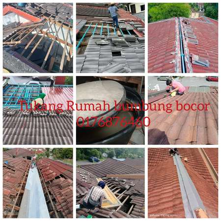 Tukang Rumah bumbung bocor kajang
