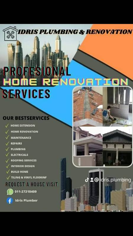 Tukang Atap bocor, roof leaking kampung laksamana,nahoda  Idris