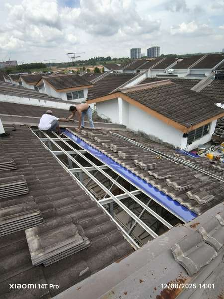 Pakar baiki bumbung bocor tukang cat rumah luar dalam kawasan taman setia tropika Johor Bahru