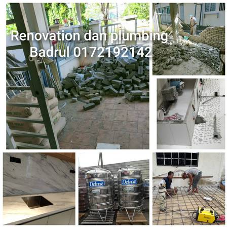 Kontraktor renovation rumah dan plumbing taman lembah keramat