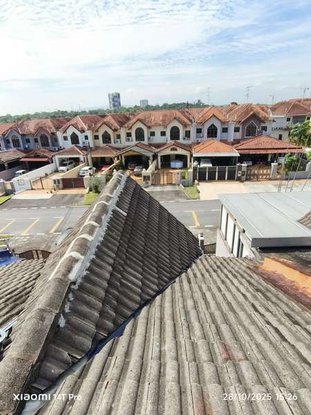 Pakar repair atap bocor kampung skudai Johor Bahru sekitar