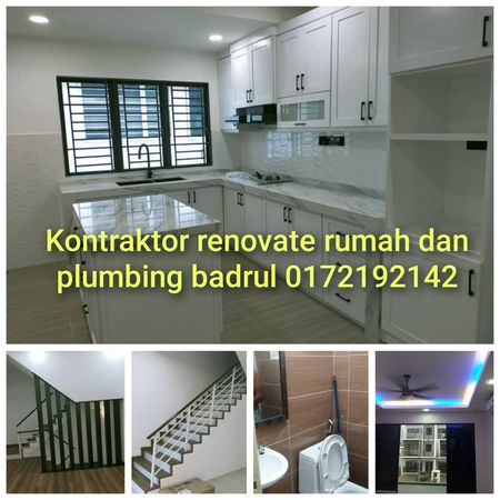 ubahsuai rumah tukang paip renovation contractor  taman Sri Gombak