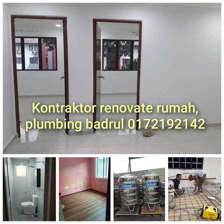 ubahsuai rumah tukang paip renovation contractor taman melewar gombak