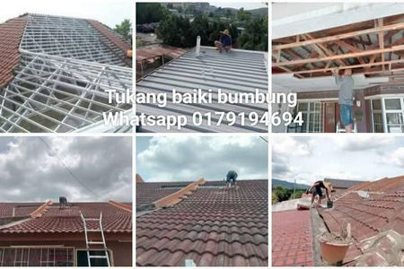 Tukang bumbung taman semarak warisan Sepang Selangor whtspp