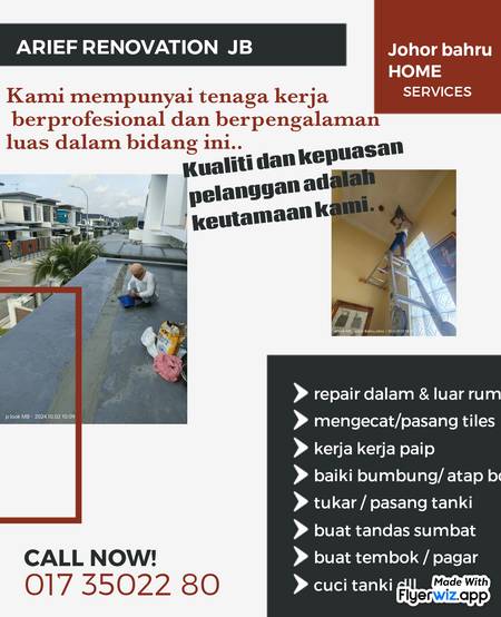 Tukang cat rumah area skudai  Arief (Home service) in JB