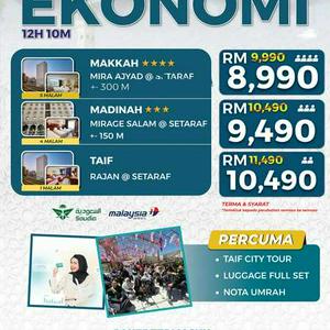 PAKEJ UMRAH EKONOMI BULAN SYAWAL 2026