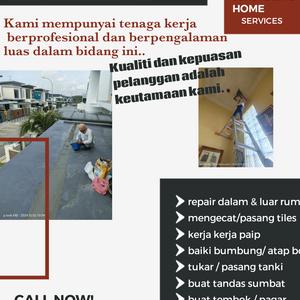 Tukang baiki atap/bumbung rumah bocor Kawasan Bandar Baru Uda  Arief (Home service) in JB