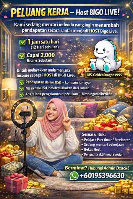 JANA INCOME DARI RUMAH — HOST BIGO LIVE