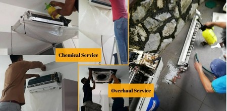 Georgetown Aircond Service  CALL HTK Servis Airkon Penang 冷气服务