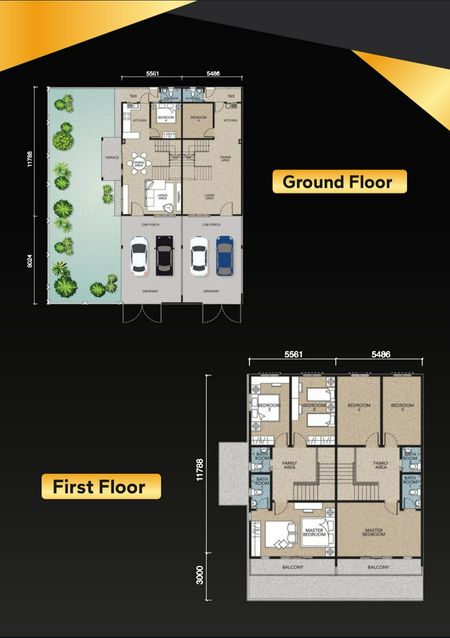 RUMAH TERES 2 TINGKAT DI TELOK PANGLIMA GARANG