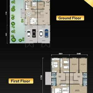 RUMAH TERES 2 TINGKAT DI TELOK PANGLIMA GARANG