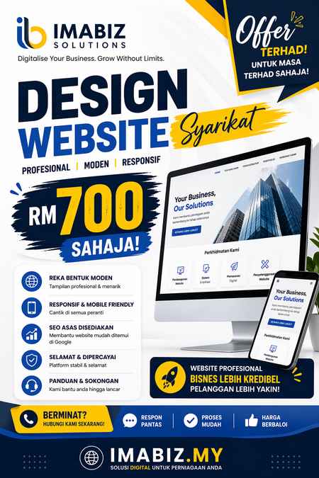 Perkhidmatan Design Website Syarikat