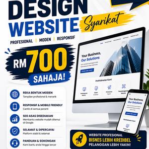 Perkhidmatan Design Website Syarikat