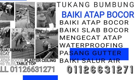 Senai utama tukang baiki atap bocor  tukang cat