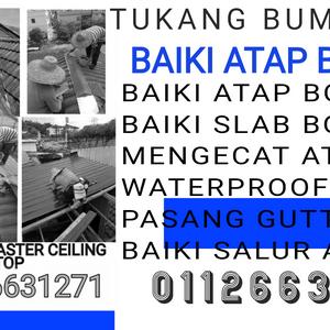 Senai utama tukang baiki atap bocor  tukang cat