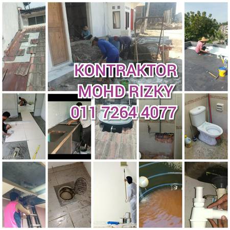 Baiki atap rumah bocor.plumber.johor Bahru