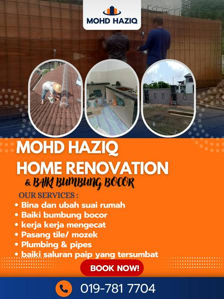 KOTA TINGGI TUKANG BAIKI BUMBUNG DAN RENOVATION