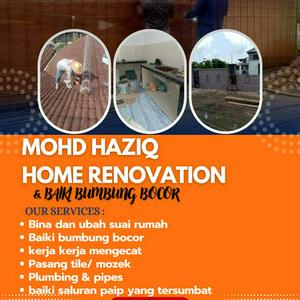 KOTA TINGGI TUKANG BAIKI BUMBUNG DAN RENOVATION