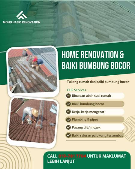 PERMAS JAYA TUKANG BAIKI BUMBUNG DAN RENOVATION