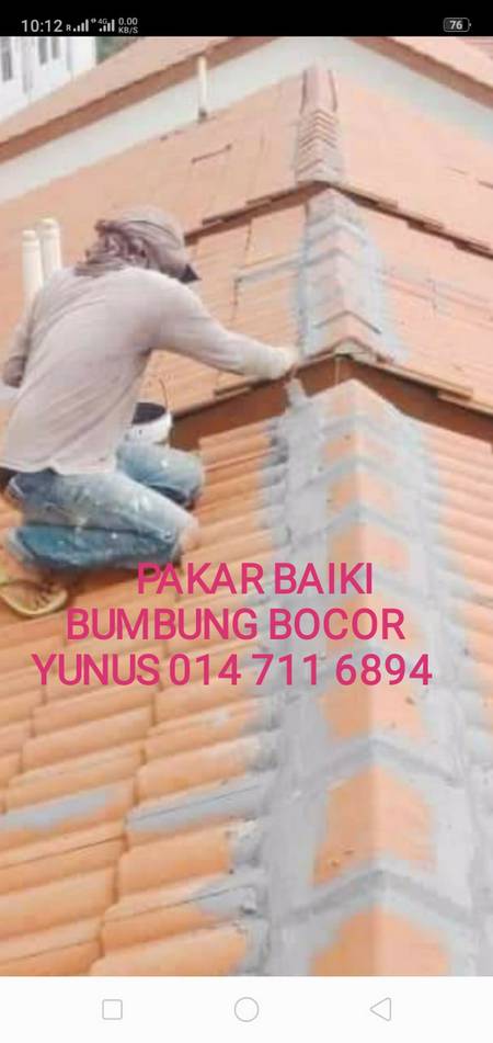 Baiki atap bocor.plumber impian mas Johor Bahru