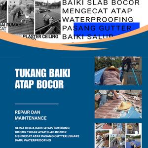 Seelong Senai Renovation Baiki Atap Bocor Mengecat Rumah