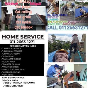 TAMAN DESA RAHMAT TAMPOI RENOVATION REPAIR ATAP BOCOR