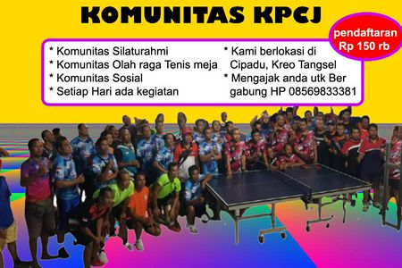 Selamat datang di KPCJ – Keluarga Besar Tenis Meja yang Sehat, Berkarya, dan Berprestasi!