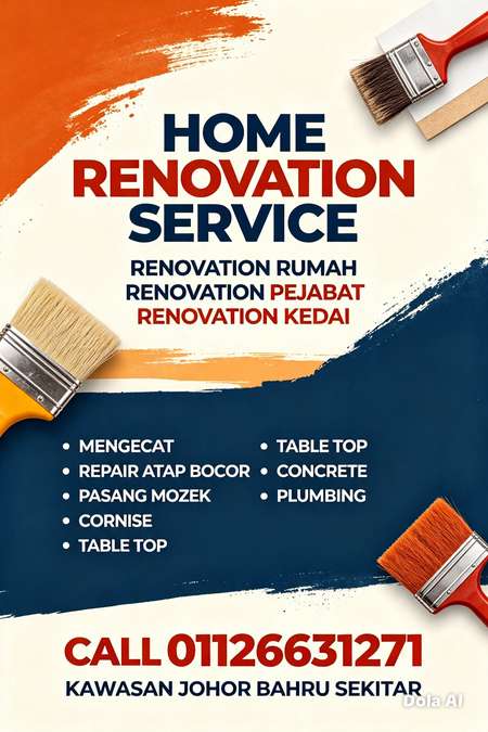 TAMAN SETIA INDAH JB RENOVATION BAIKI ATAP BOCOR