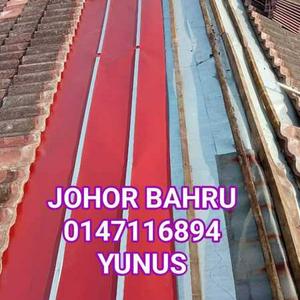 Baiki atap rumah bocor.plumbing.gelang patah Johor Bahru