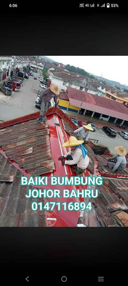 Baiki tandas tersumbat.baiki atap rumah bocor.plumber.johor Bahru
