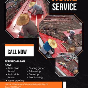 KEMPAS DENAI LURAH RENOVATION BAIKI ATAP BUMBUNG BOCOR