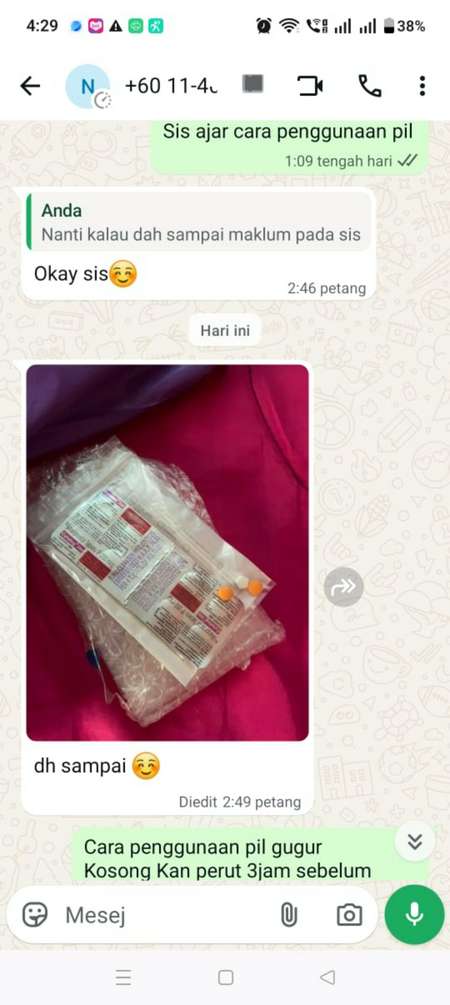 Ubat gugur Kandungan johor