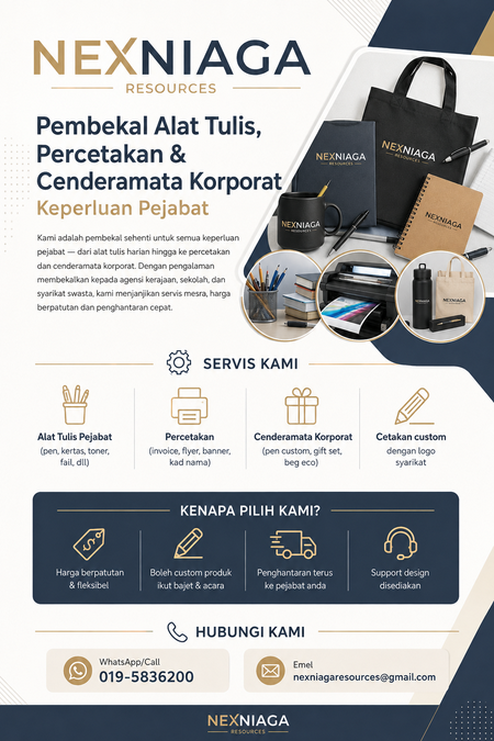 Pembekal Alatulis, Percetakan, Cenderamata & Mesin Pejabat