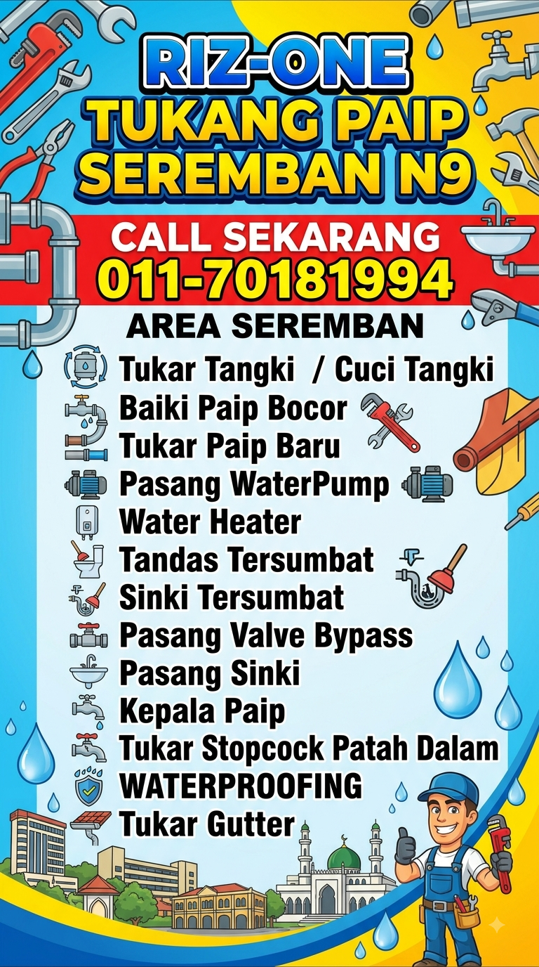 Riz-One Tukang Paip Seremban