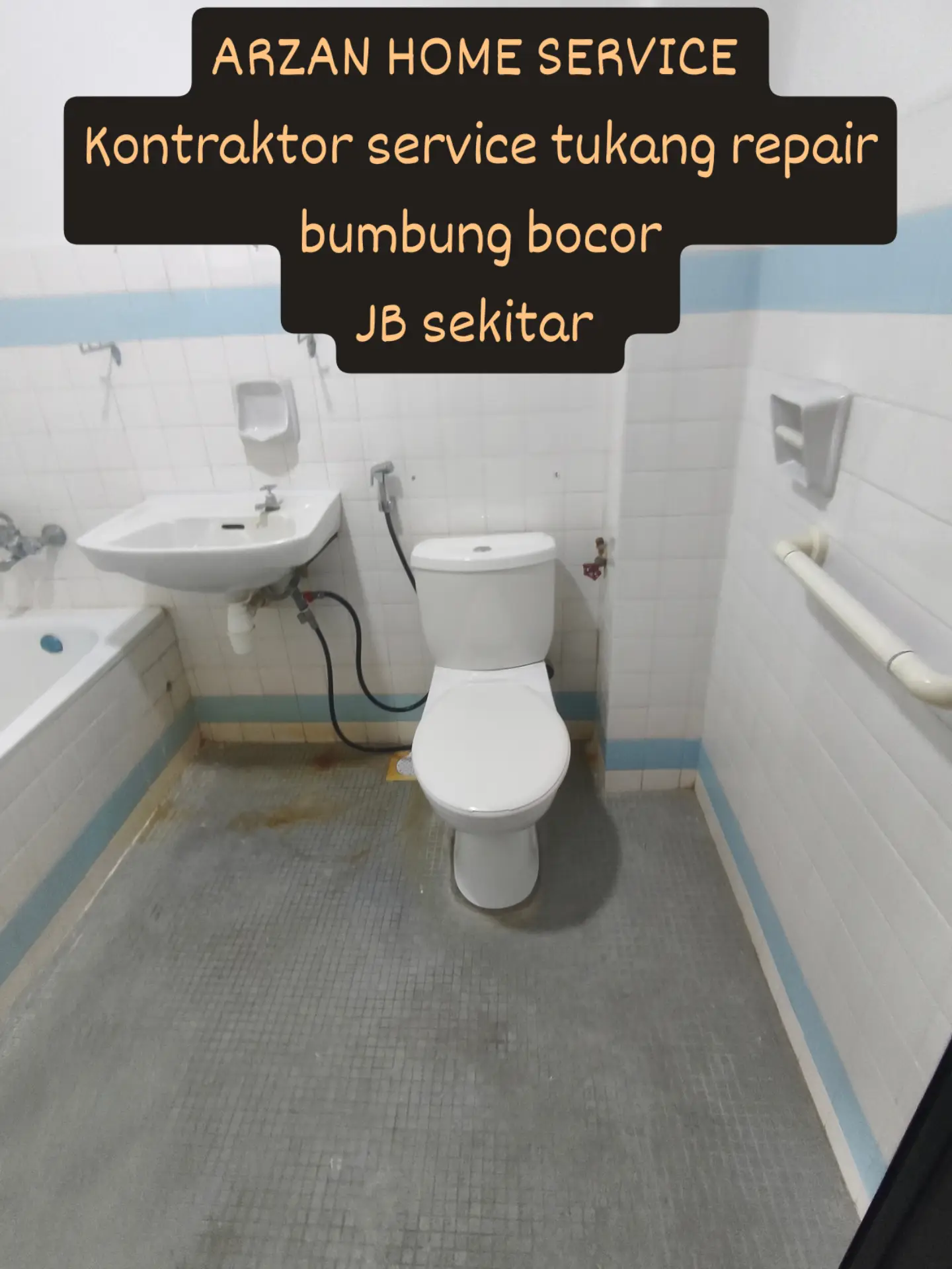 Kontraktor service tukang cat rumah & plumbing service skudai Johor Bahru