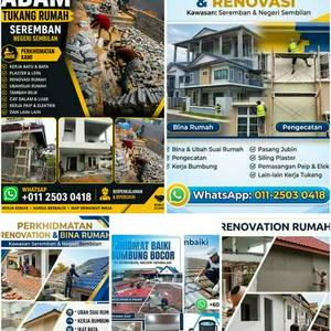 adam tukang Rumah/ paip seremban negaeri sembilan