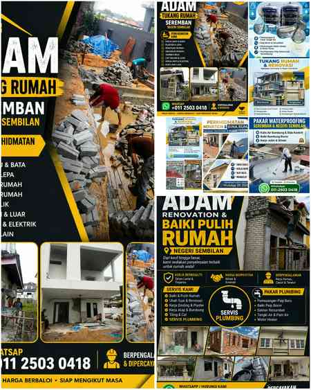 adam tukang bumbung bocor