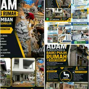 adam tukang bumbung bocor