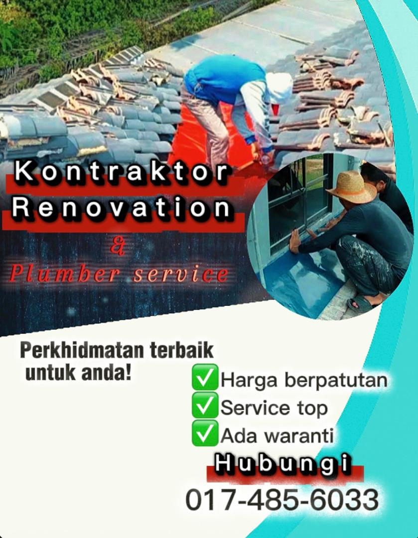 KONTRAKTOR BAIKI ATAP/, BUMBUNG BOCOR DAN PLUMBER SERVICE AREA BANDAR BARU UDA