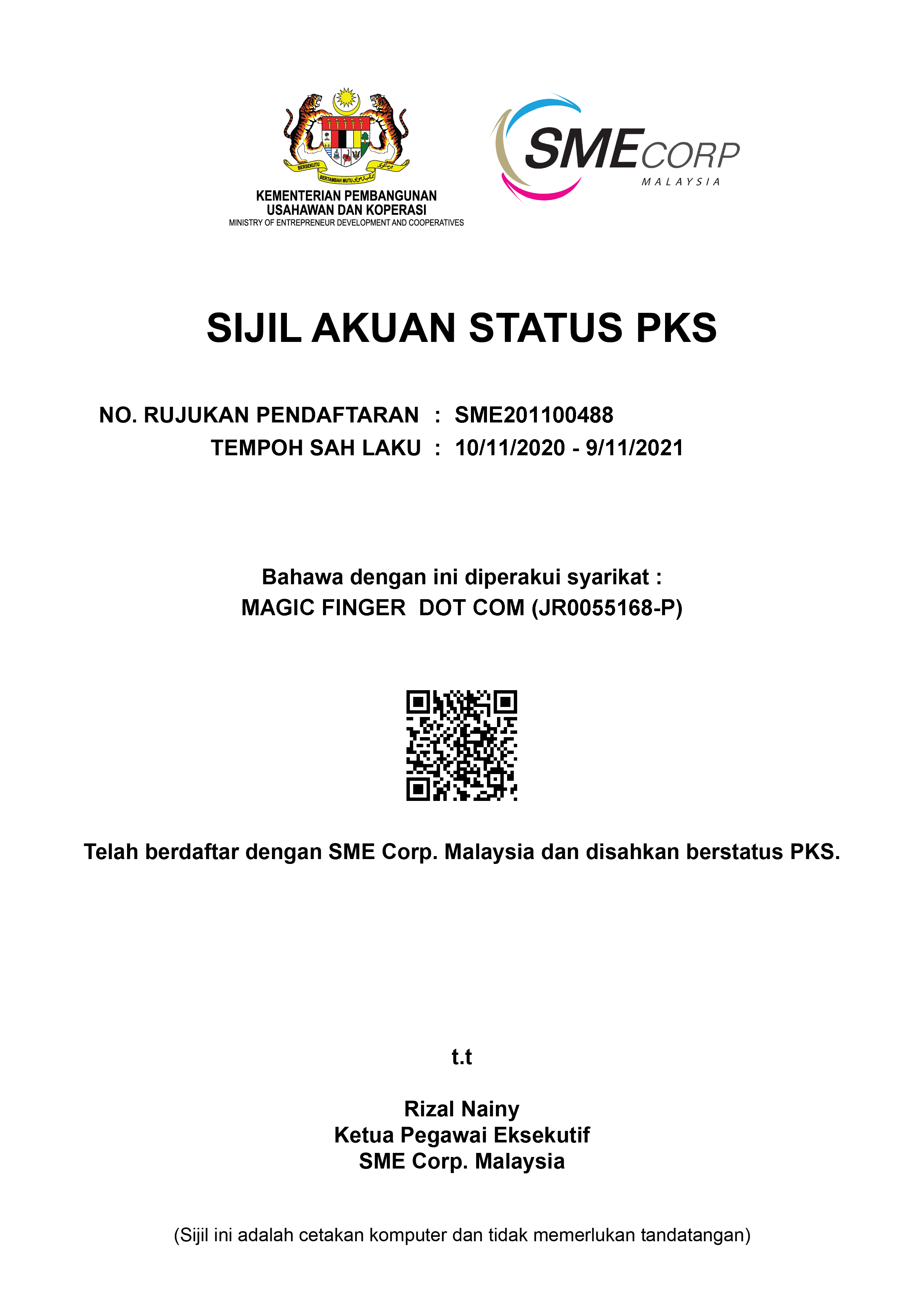 Magic Finger Dot Com 